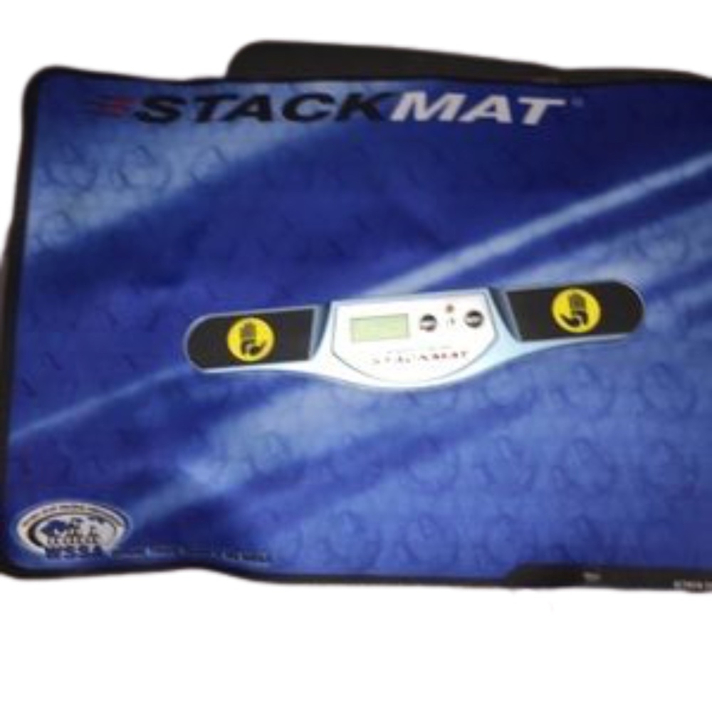 cup stacking mat & timer